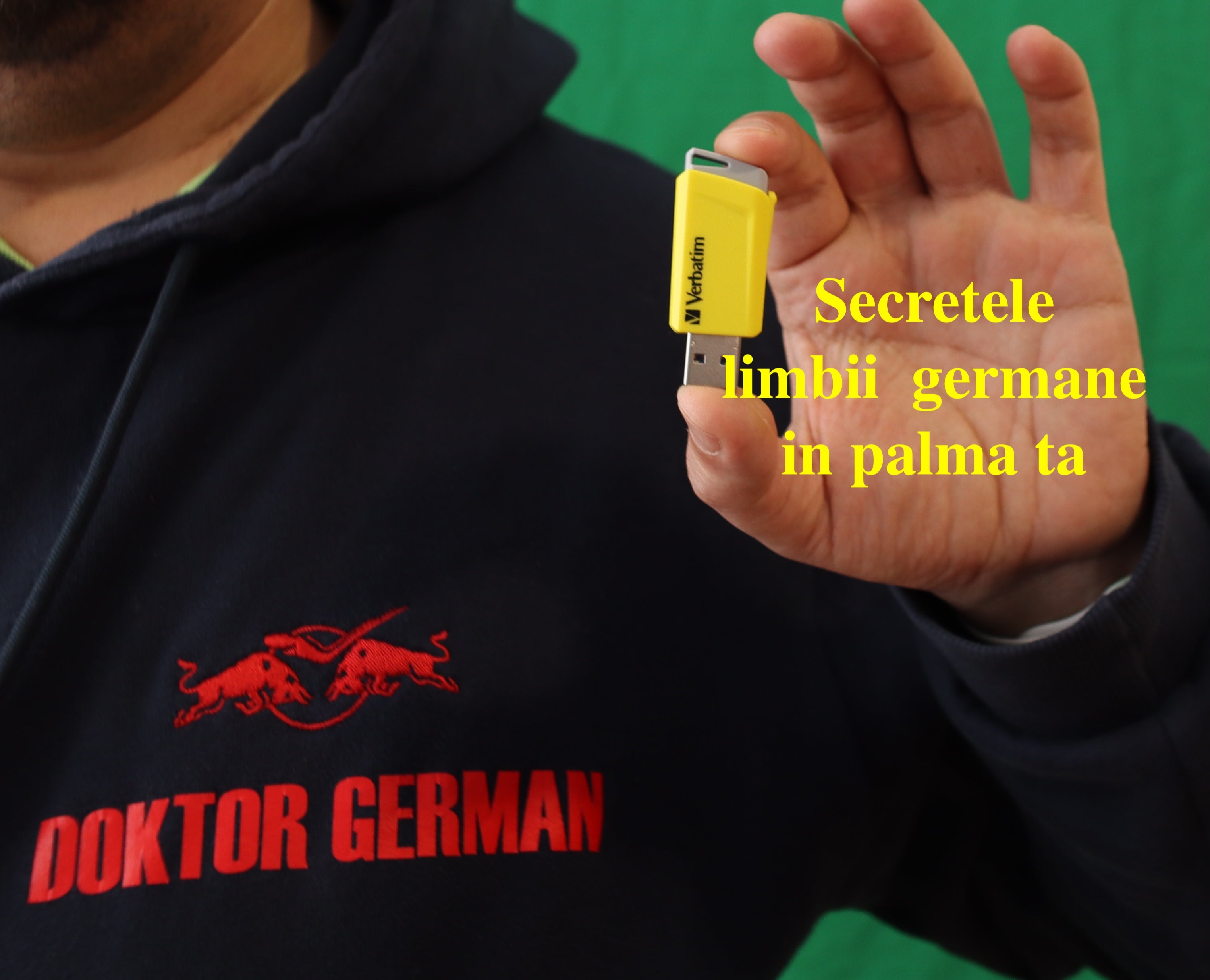 Un stick  cu "Cele 90 de secrete ale limbii Germane" +  altele